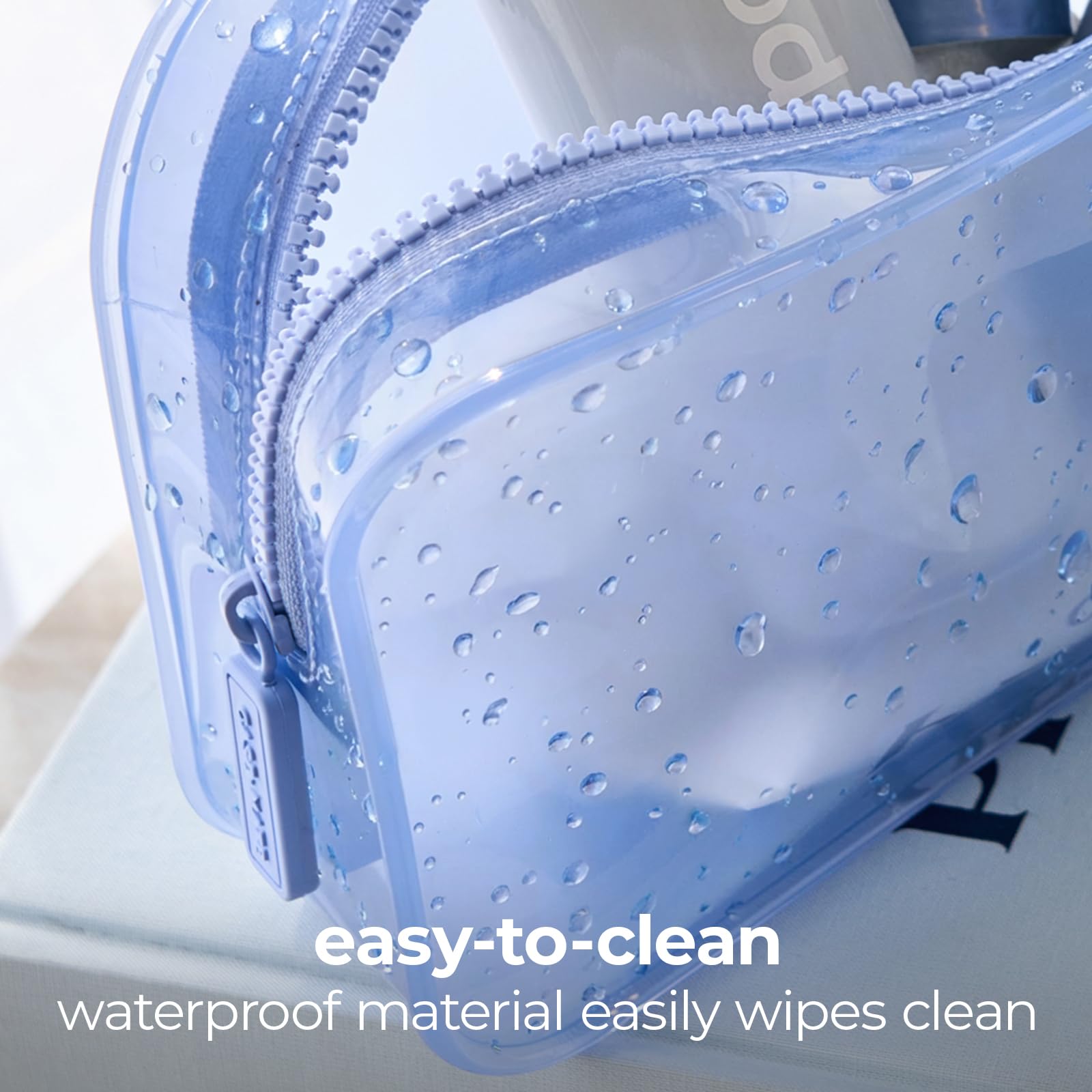 Case-Mate Jelly Makeup Bag Waterproof Zipper Cosmetic Pouch