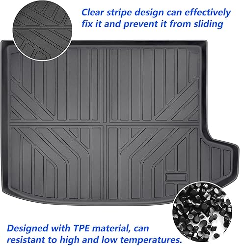 Miniatura 4 de Revestimiento de carga apto para Chevy Trax 2024, alfombrilla impermeable para todo tipo de clima, compatible con accesorios Chevrolet Trax 2024