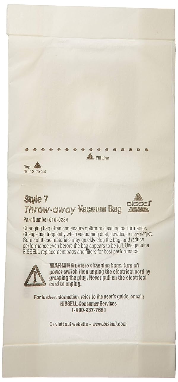 Bissell Lift-Off Vacuum Bag Style 7 Fits : Bissell Bagged 6 / Pack by Bissell - Image 2
