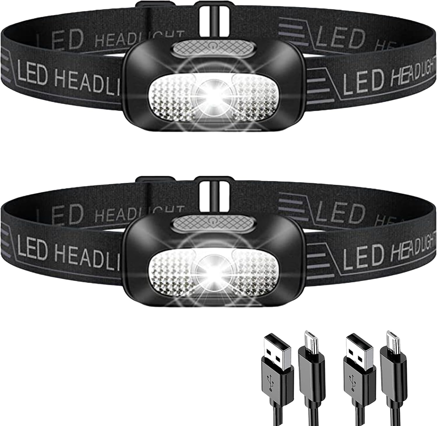 Ambienden Stirnlampe LED USB-C - 350 Lumen, Sensor, Wasserdicht Für Outdoor & Arbeit