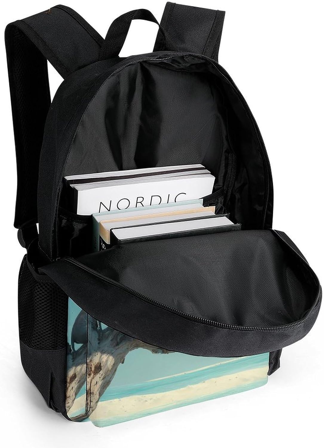 Elephant Beach Funny Travel Backpack Shoulder Bag image 4