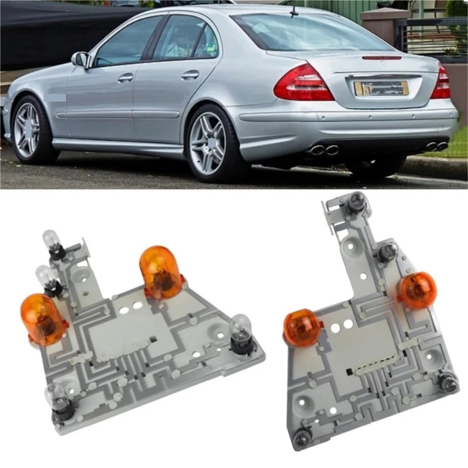 Luz Trasera Circuito Para Benz Clase E W211 2003-2006 A2118200177 A2118200377 Accesorios De Coche Luz Trasera Izquierda Derecha Portalámparas O/S Luz Trasera Portalámparas(L)