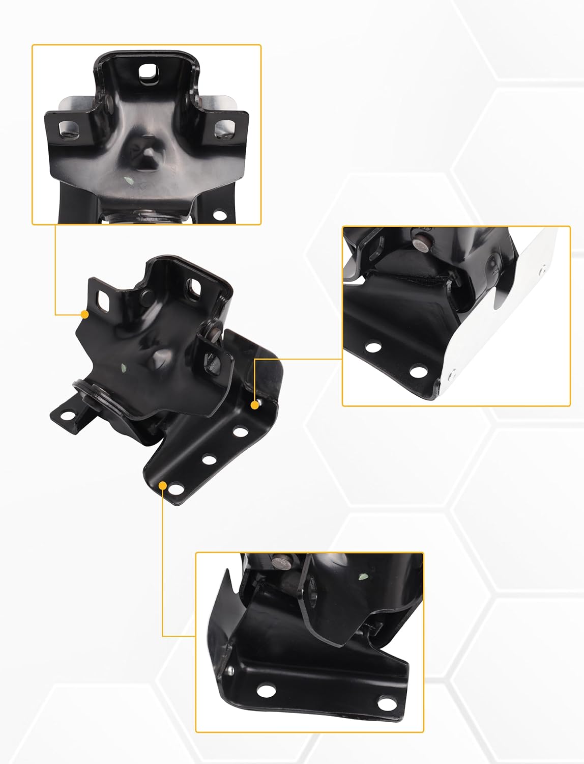 Set of 3, Engine Motor Mounts and Trans Mount Compatible with 99-06 Silverado Tahoe Sierra 1500 V8 5.3L 6.0L, Replace OE A2909 A2909 A2638