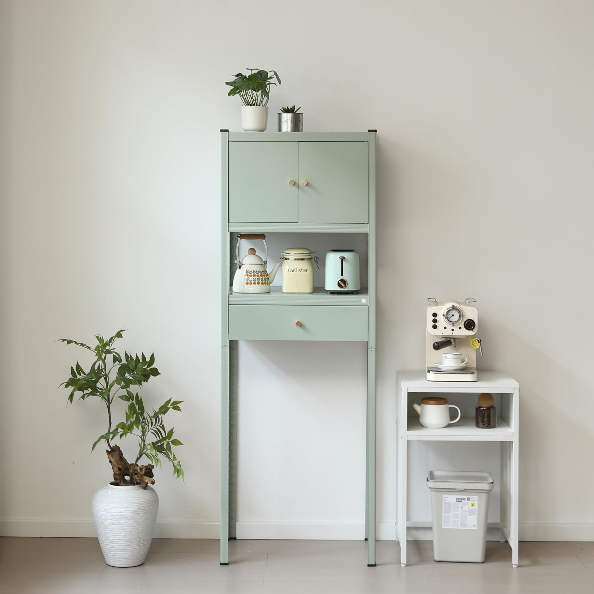 Amazon｜スチールラック 幅80cm 耐荷重400kg 5段 可動棚 分割可能 奥行