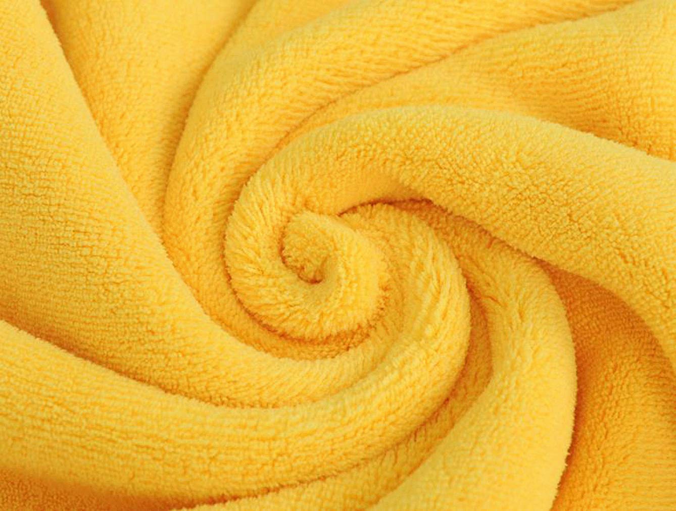 N/C Serviette de bain en microfibre super lavable à l'eau à séchage rapide doux et ne se décolore pas double face pour chien, chat