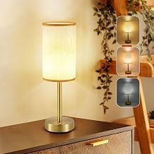 Small Cordless Table Lamp,Bedside Lamp Modern Gold Table Lamp LED Desk Light,Rechargeable Battery Operated Nightstand Lamp for Bedroom Living Room Home Office 1 Pack