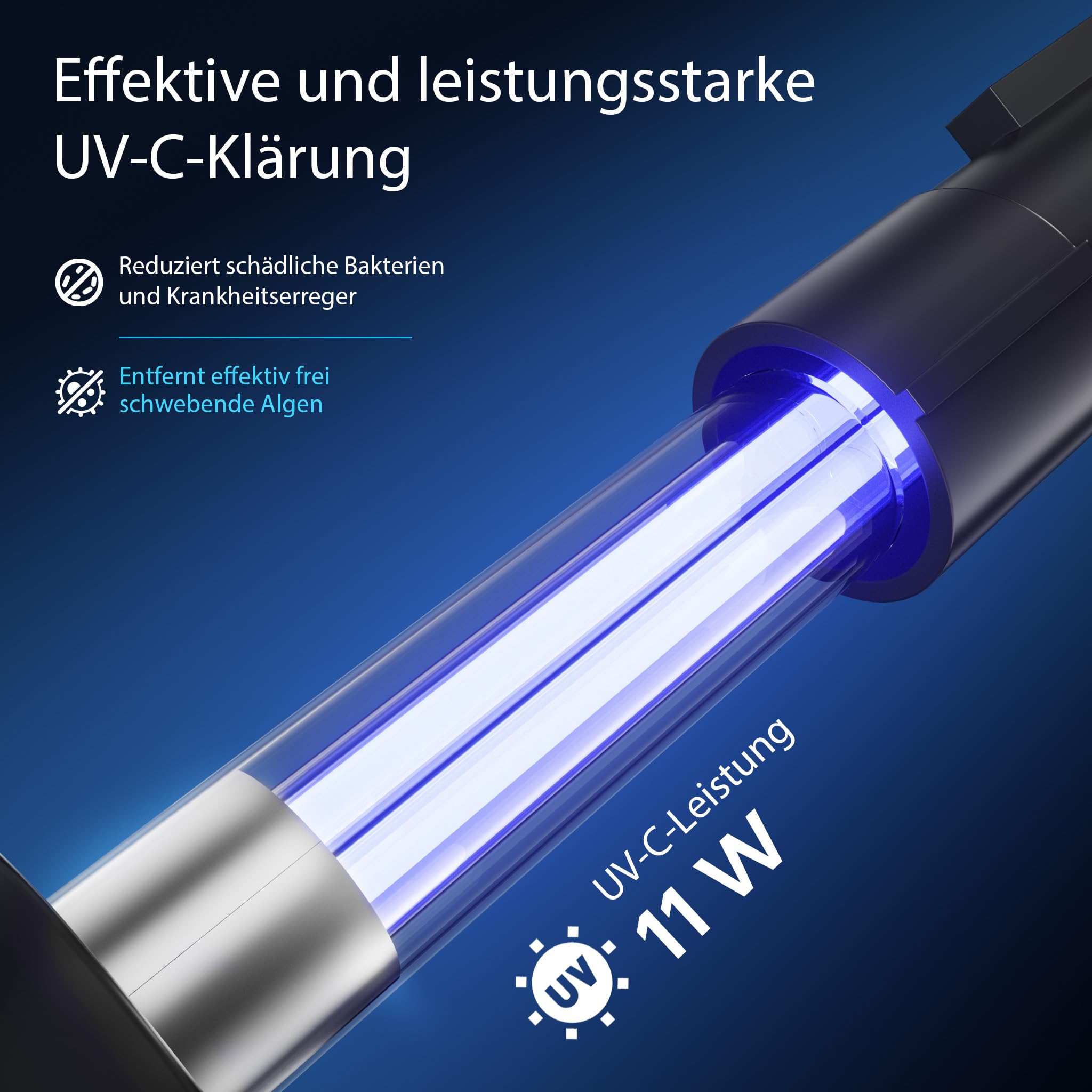 SunSun CPF-250 Teichdruckfilter bis 10000 L Teichfilteranlage mit 11W Teichklärer CTF-6000 SuperECO Teichpumpe 6000l/h 40W