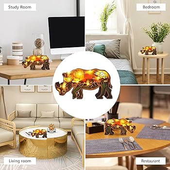 Amazon.co.jp: サイ 置物 木制 動物 可愛い 卓上置物 動物像 彫刻装飾