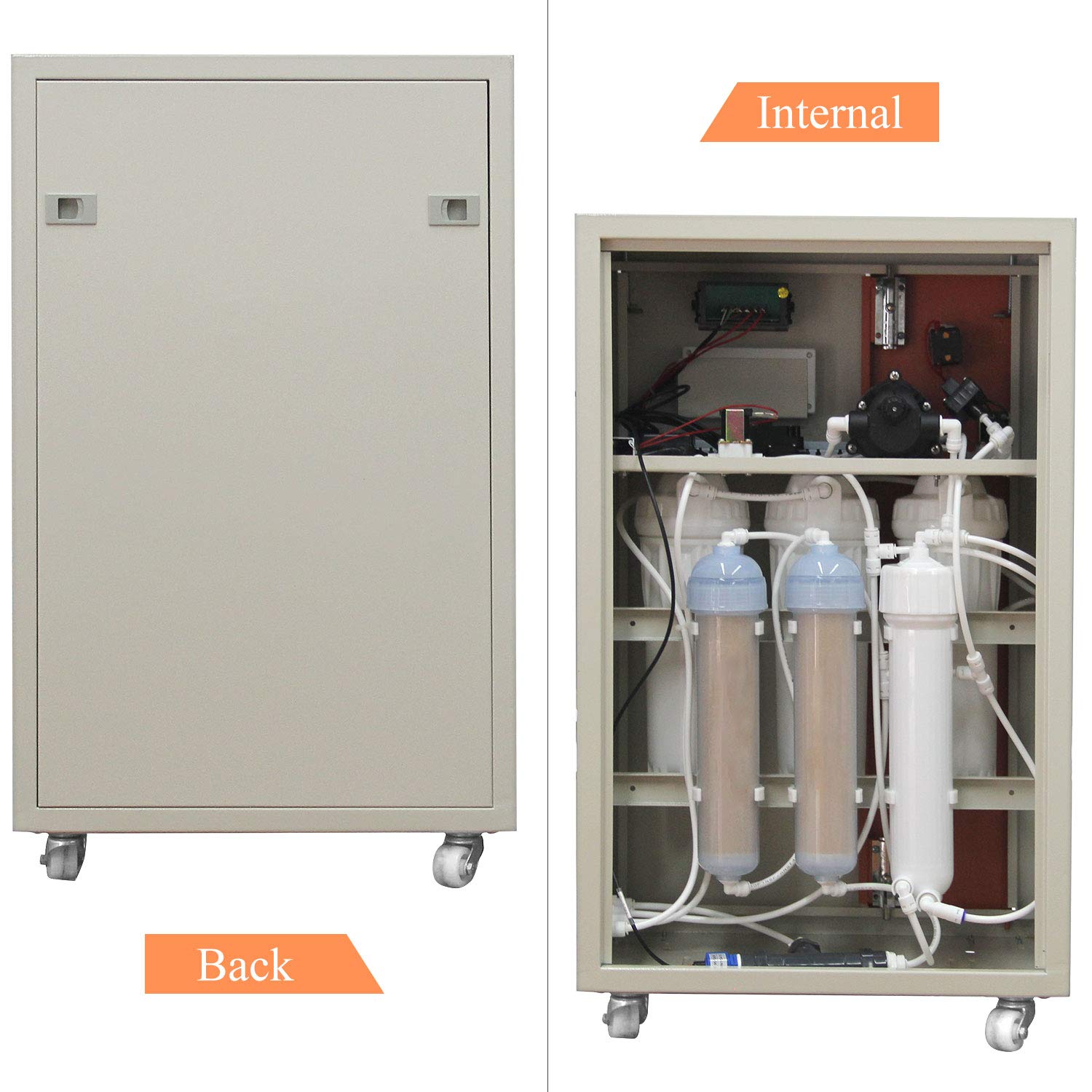 Equipo de agua ultra pura del laboratorio, equipo de agua desionizada del laboratorio, máquina del agua desionizada con la exhibición de la conductividad (10L/h)