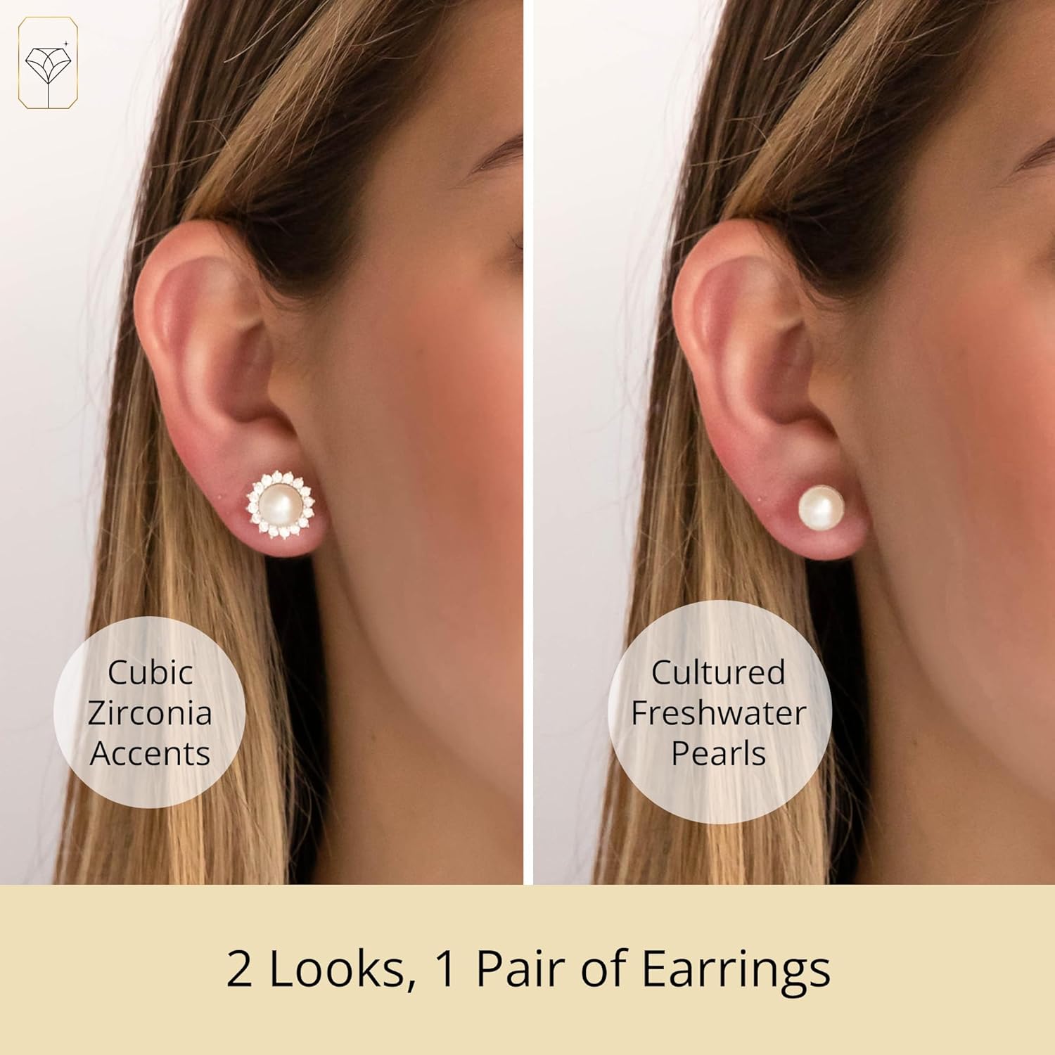 Freshwater Pearl Earrings for Women in Sterling Silver | Sterling Silver Pearl Earrings in Various Styles by MAX + STONE