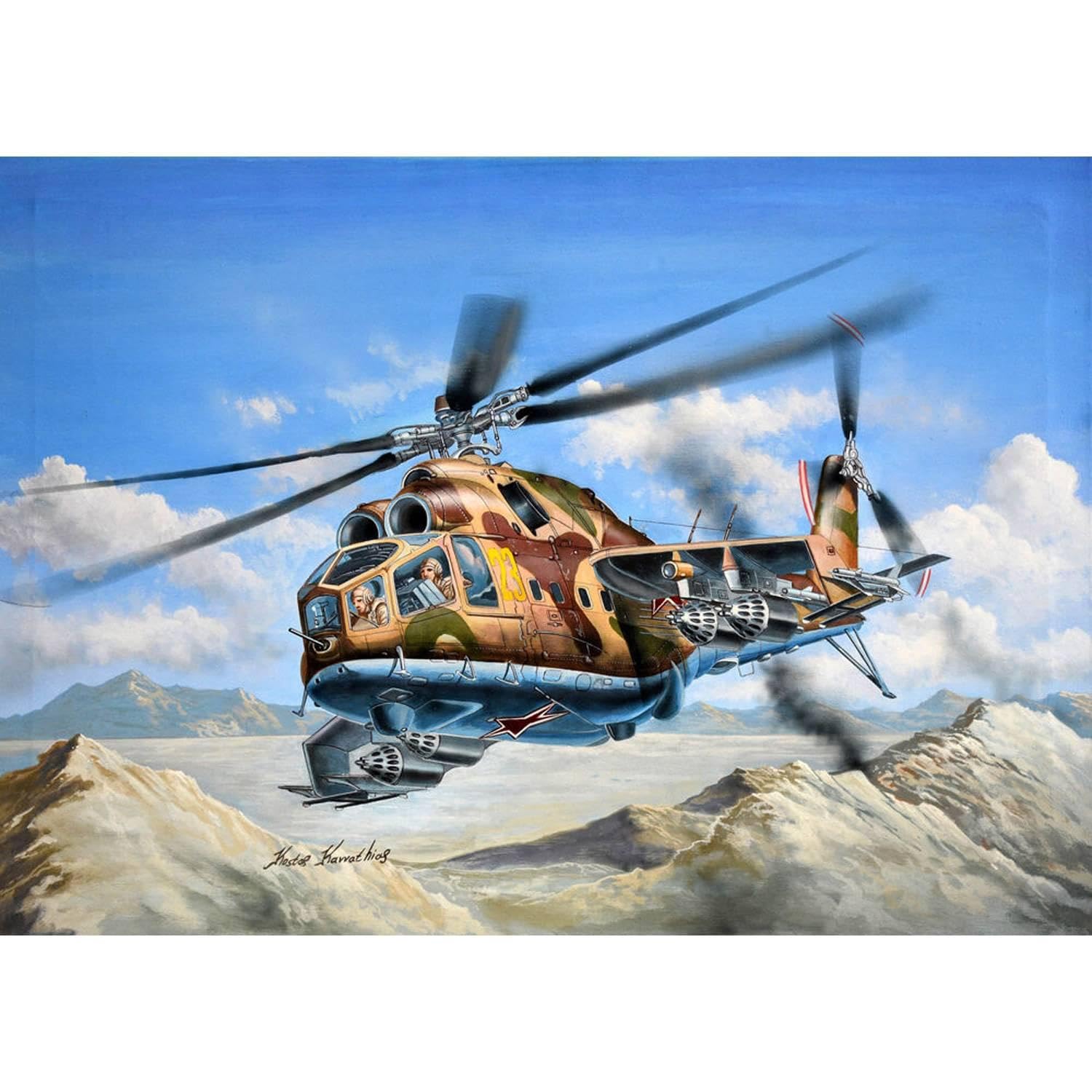 Amazon | トランペッター(TRUMPETER) 1/48 Mi-24A ハインドB 攻撃