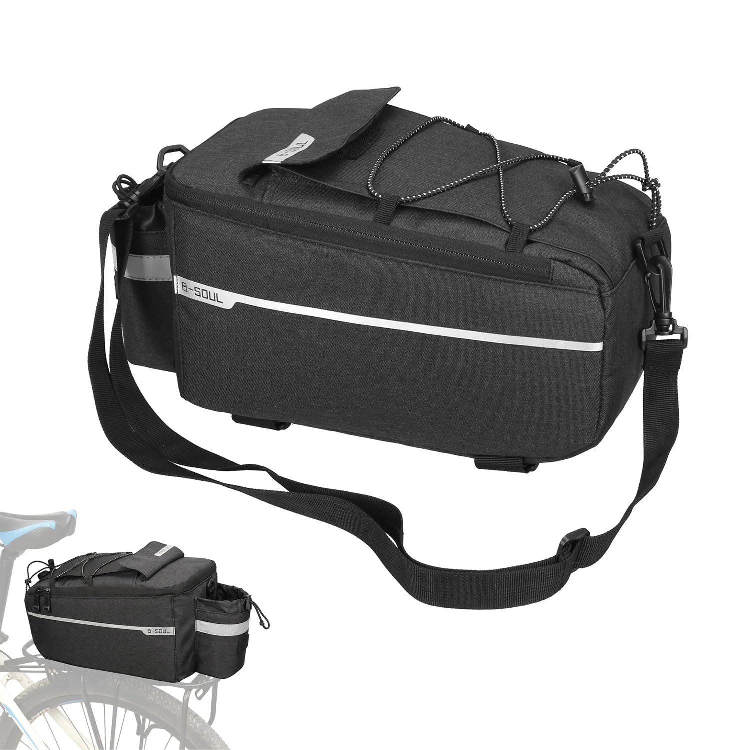 Bike Bag Back Rack Bag Waterproof Bicycle Panniers Carrier