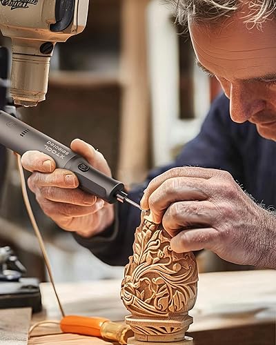 Miniatura 8 de xTool Selected Bolígrafo de grabado, kit de herramientas 42 en 1, grabador inalámbrico y kit de herramientas rotativas para metal, madera, vidrio,