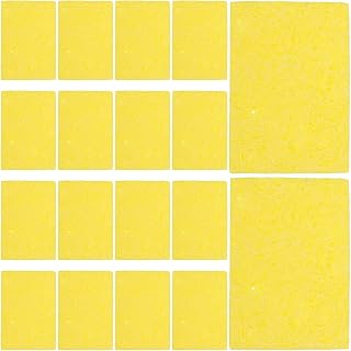 100 Pack Heat Resistant Soldering Iron Cleaning Sponges for Tips
