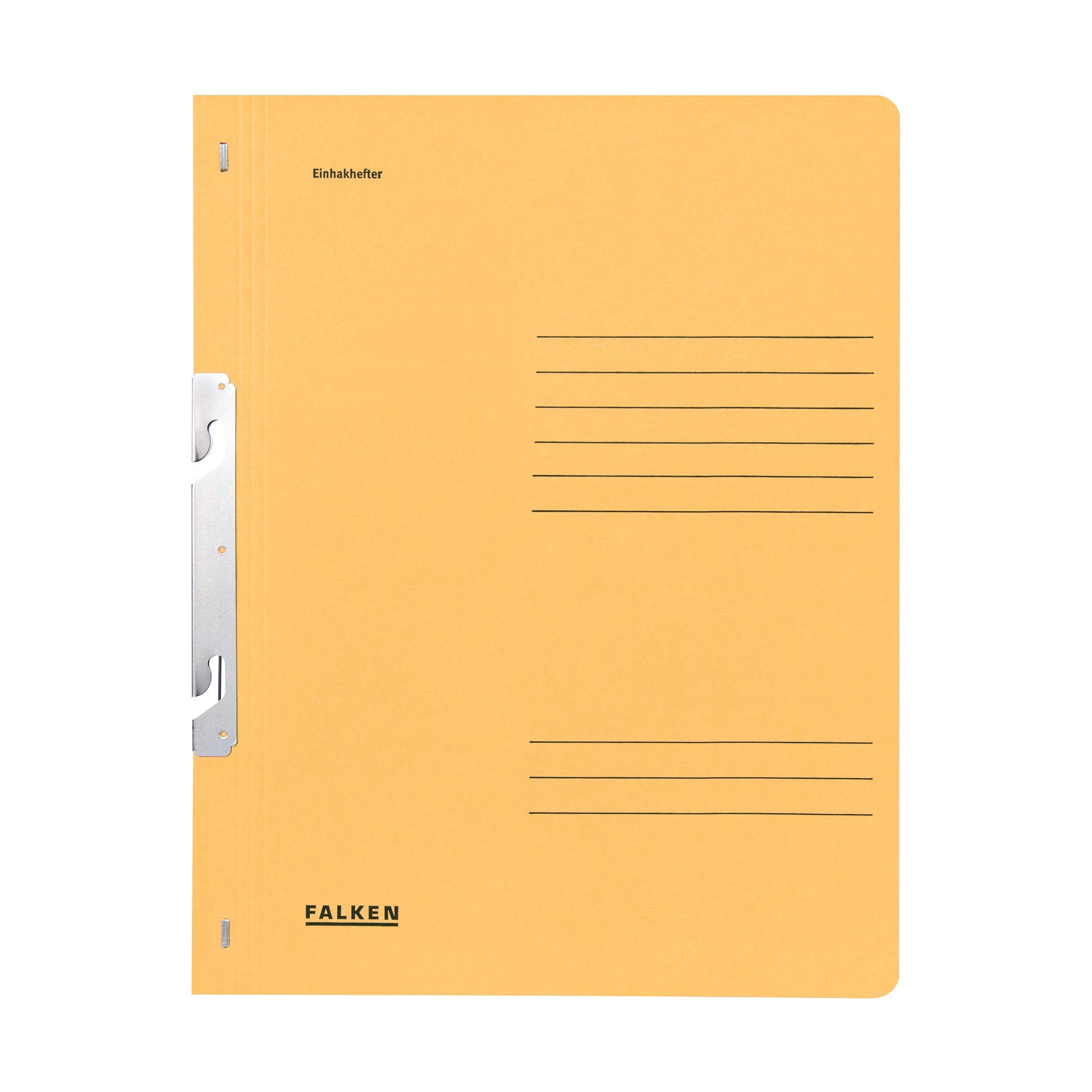 Exacompta - Ref 80000953001F - FALKEN - Hook-In Bottom-Up Flat Files - A4 (210 x 297mm) in Size, Blue Angel Certified, 250gsm Recycled Manilla - Buff (Pack of 50)