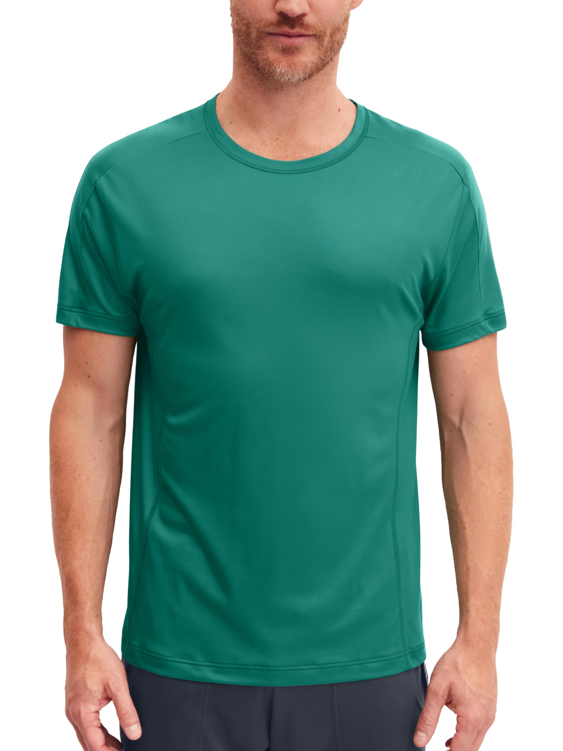 CALIDA Deepsleepwear Cooling T-Shirt Herren, Rundhalsausschnitt, thermoregulierend, kühlend und luftig