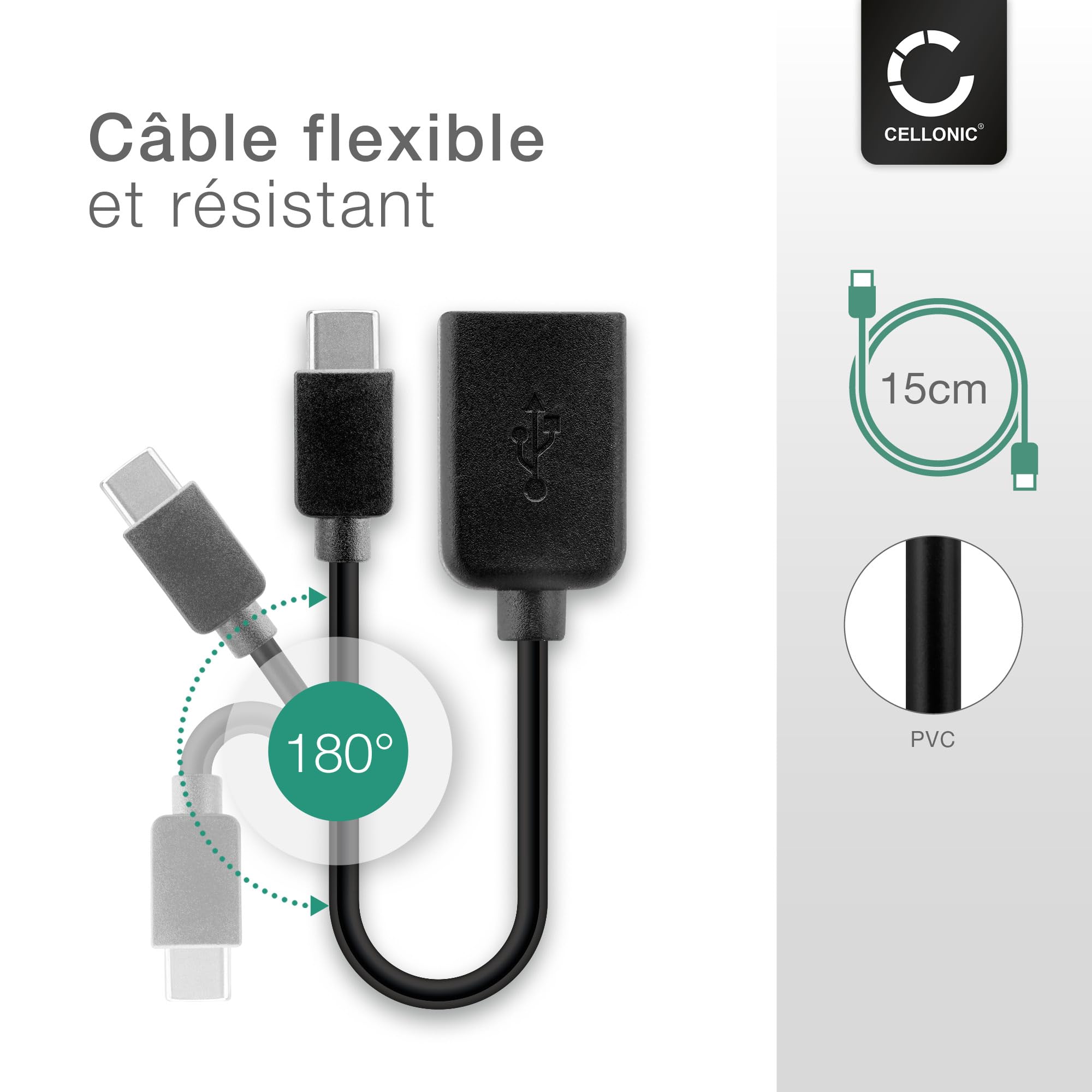 Xiaomi Mi Mix 2S Cable OTG USB C Smartphone Adaptateur OTG Câble USB On The Go Xiaomi Mi Mix 2S Cable OTG USB C Smartphone Adaptateur OTG Câble USB On The Go