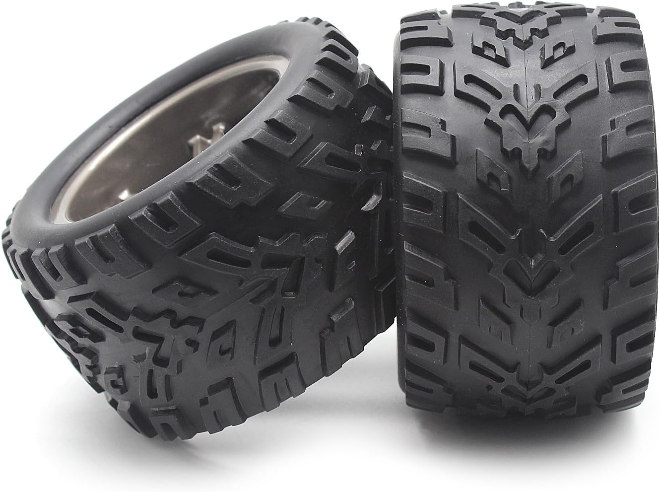 Hosim RC Car Wheel Rubber Tires Tyres 16-ZJ01 for 1:12 Scale Off-Road RC Car 9122 9123 Pack of 2