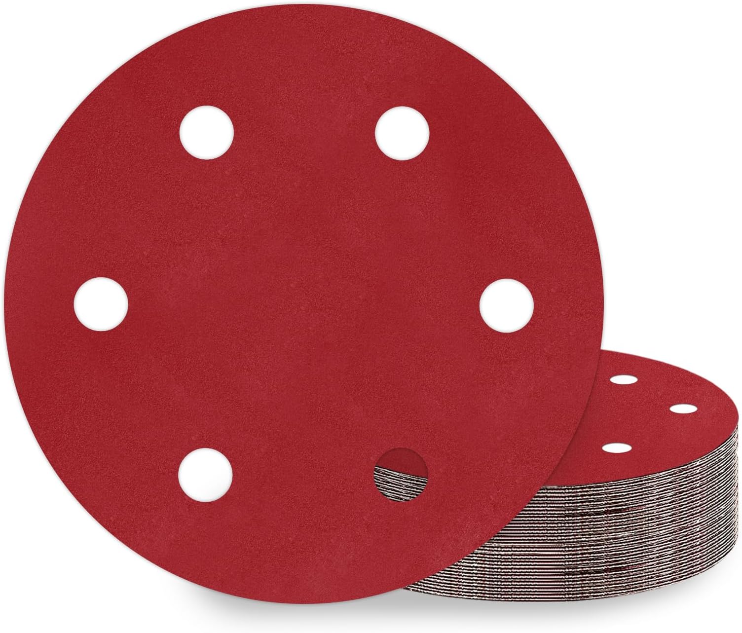 KONGMING225mm Sanding Discs 25pcs 6 Hole Grit P400 9 inch Sanding Disc Hook and Loop for Drywall Sander