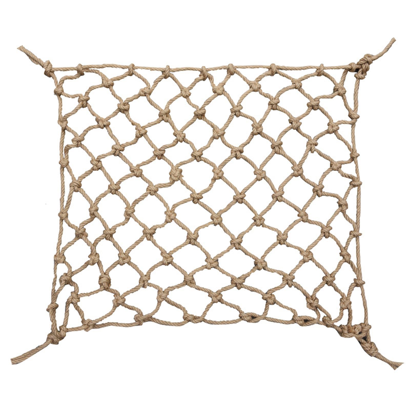 Klettergerüst Netz - Haltbares Seil Cargo Net für Outdoor Spielen - Inklusive Hängematte und Leiterbefestigungen