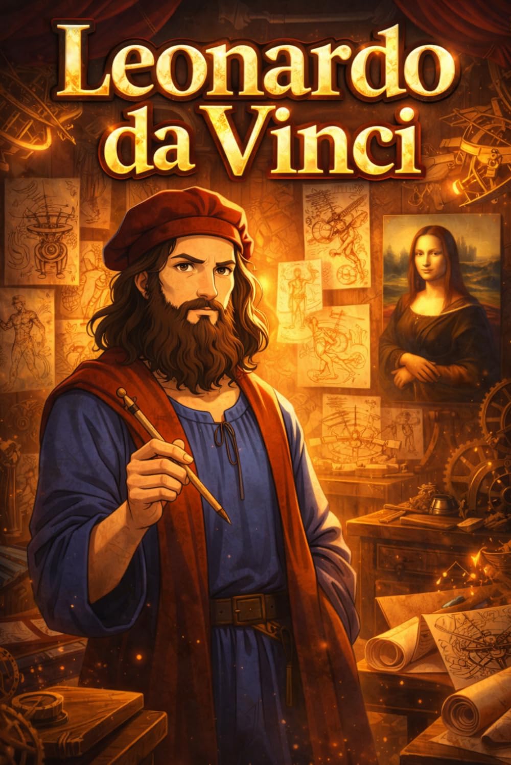 Leonardo da Vinci: Genius Inventor Artist and Visionary Story Creativity Science Innovation and Curiosity Biography (Icons of History Manga)