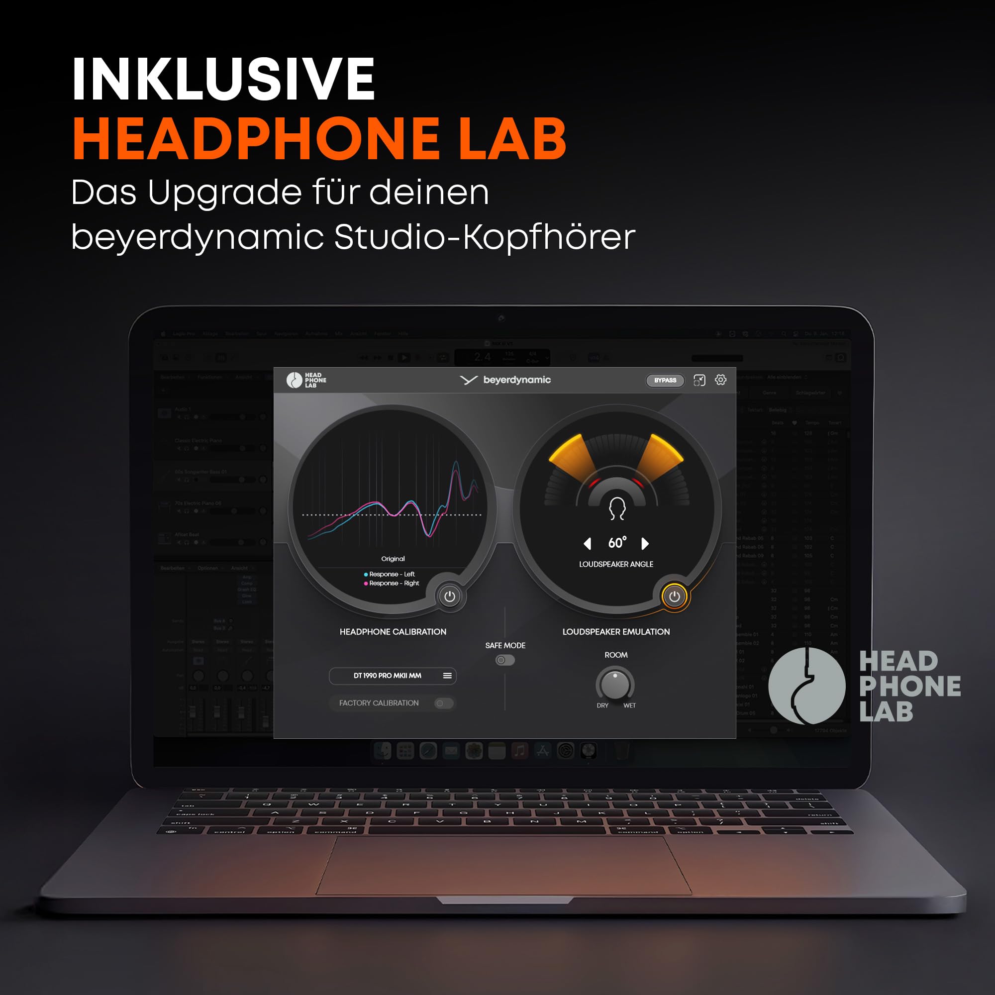 beyerdynamic DT 990 PRO Einseitiger, kabelgebundener On-Ear-Studio-Kopfhörer für Mixing, Mastering und Editing 80 Ohm, in Farbe schwarz
