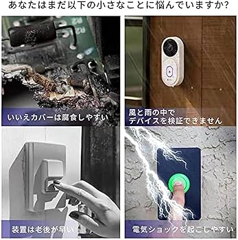 Amazon | インターホン雨カバー ドアホン雨カバー ドアホン無線