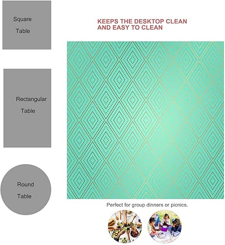 Vista 11 de K679 Galaxy Mantel Redondo para Mesa De 4 Sillas Mantel al Aire Libre Para Cocina Comedor Fiesta 30 X 30 Pulgadas