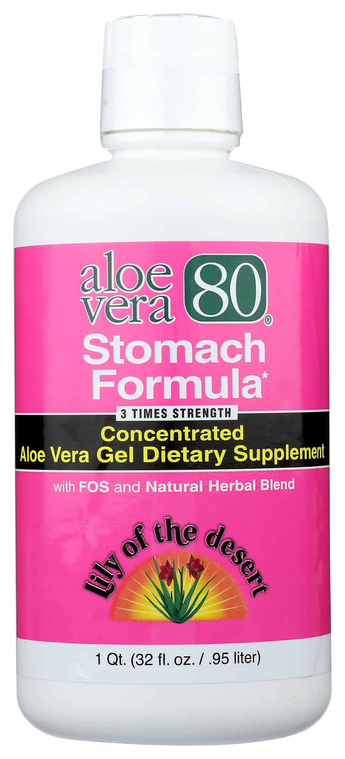 Aloe 80 Organics Stomach Formula, 32 Ounce