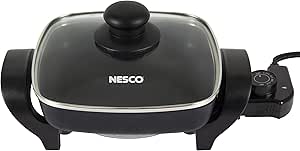 Nesco, Black, 8 inch, ES-08, Electric Skillet, 800 watts