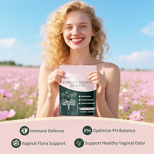 Miniatura 3 de Gomitas de equilibrio femenino prémium para la salud de la mujer, gomitas de piña hawaiana para mujeres, probióticos vaginales y apoyo
