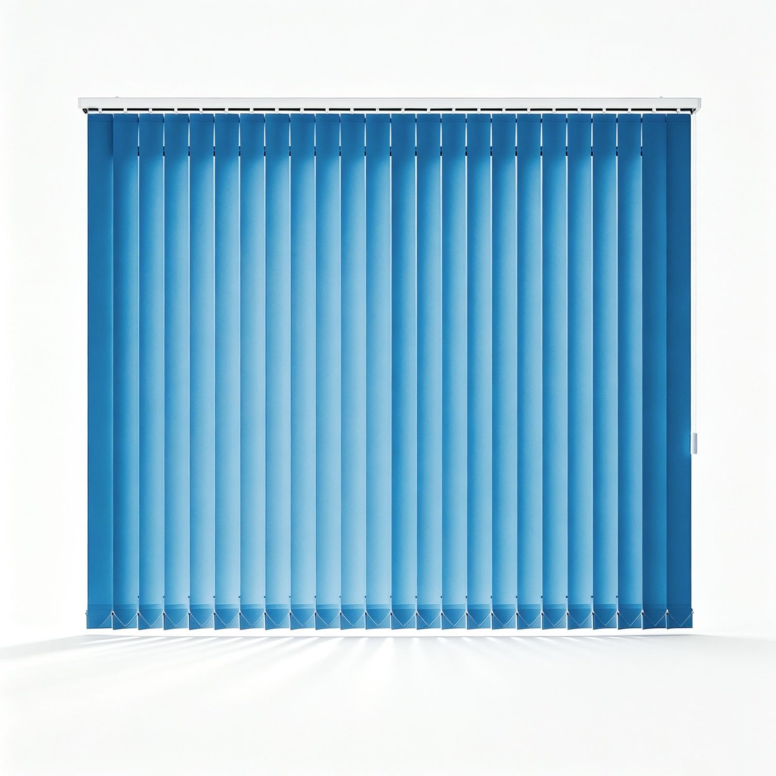 Veneziane da per Interno Tende Verticali, Tenda Verticale A Lamelle, Tende A Doghe Oscurante, Isolamento Termico per Ufficio Domestico Bianco Blu Beige Grigio 60-300cm(Dark blue,120W x 200H cm)