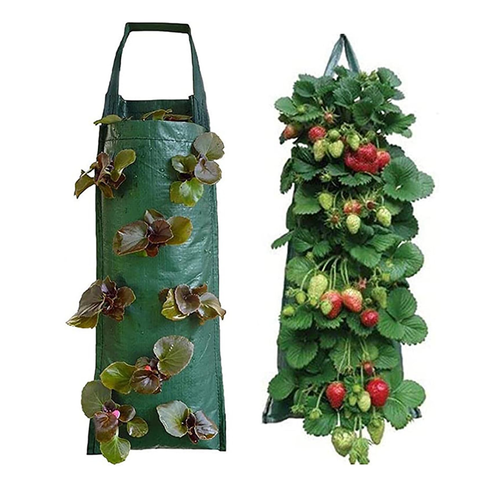 Bolsa para plantar vegetales en terrazas y balcones pequeños optimizando el espacio vertical