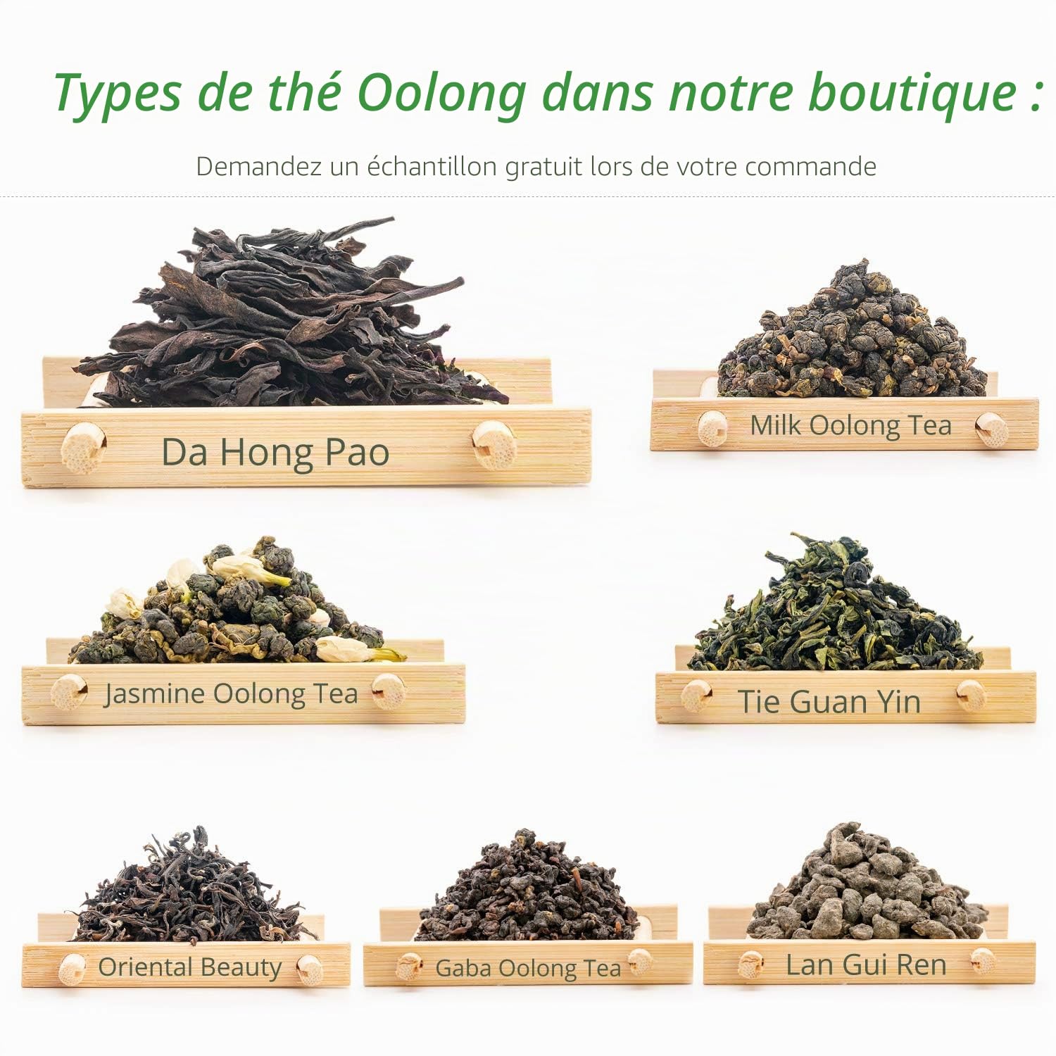 Oriarm 100g / 3.53oz Gaba Oolong Thé Feuilles Mobiles - Taiwan High Mountain Thé Noir Oolong - Taiwanese Alishan Oolong Black Tea Leaves