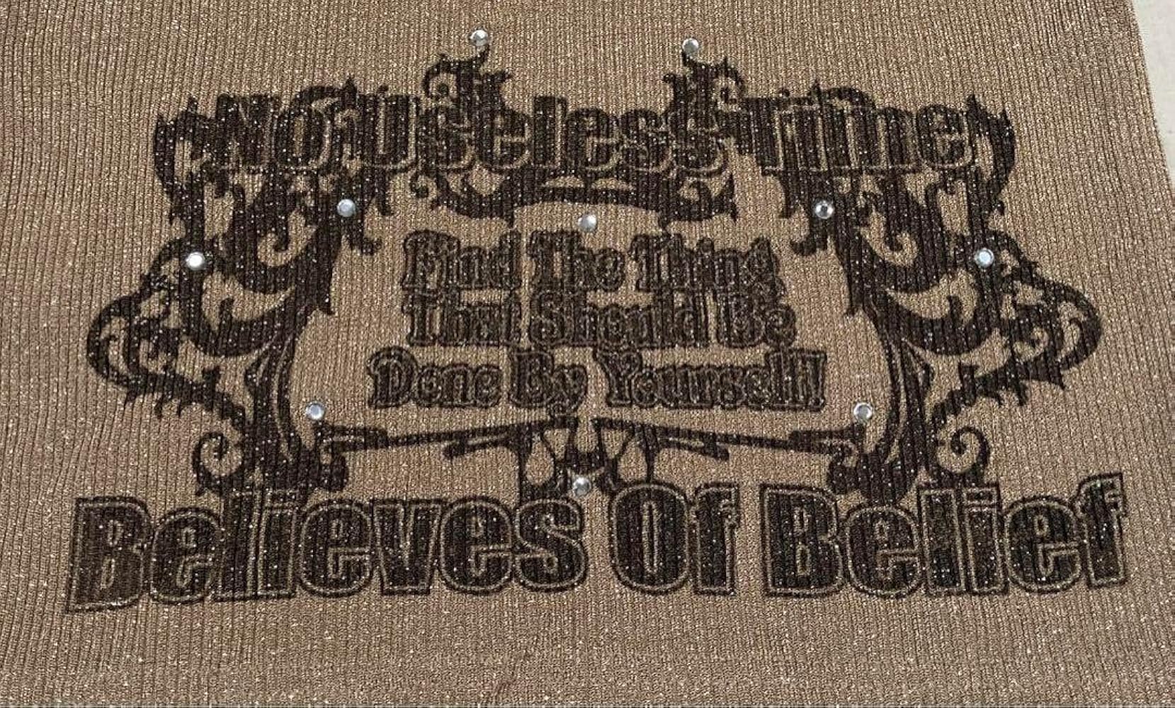 Amazon | ラメロゴタンクトップ y2k 平成初期 ギャル grunge Amazon | ラメロゴタンクトップ y2k 平成初期 ギャル grunge