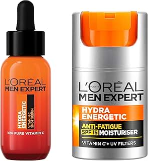 L’Oréal Paris Men Expert Anti-fatigue Duo Gift Set for Men, 