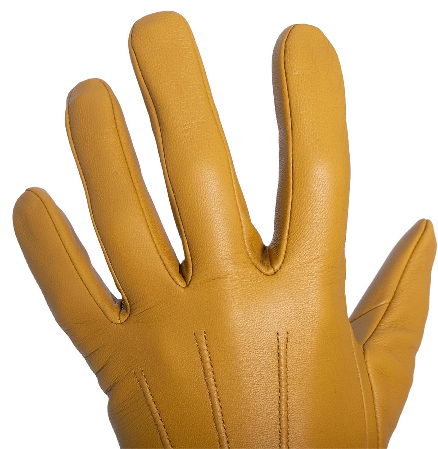 Tough Gloves® Elite Leather Patrol Gloves (Lined) For Driving, and Formal Wear (Thin Cabretta Leather)
