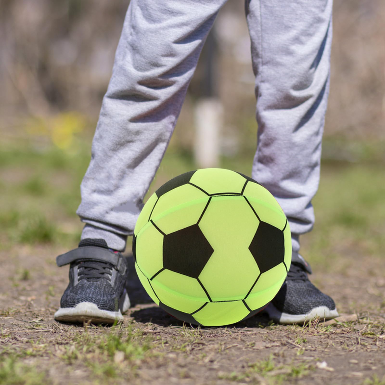 Balón de Fútbol Infantil Silencioso Tamaño 5 de Esponja y Tela