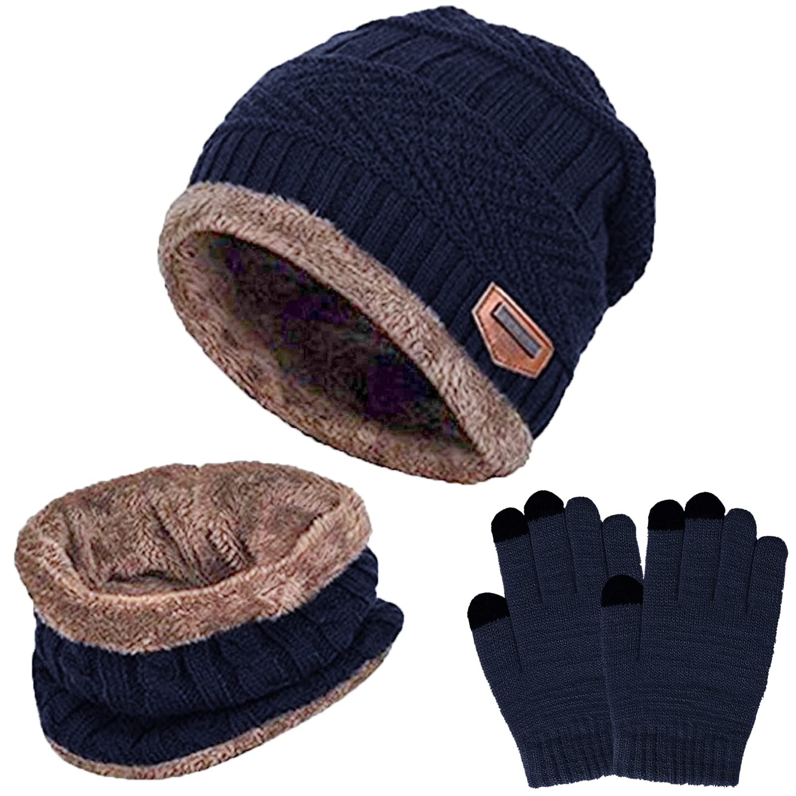 Bonnet Écharpe Gants Fortnite Enfant – Ensemble 3 Pièces Tricot Chaud Garçon Gamer Hiver