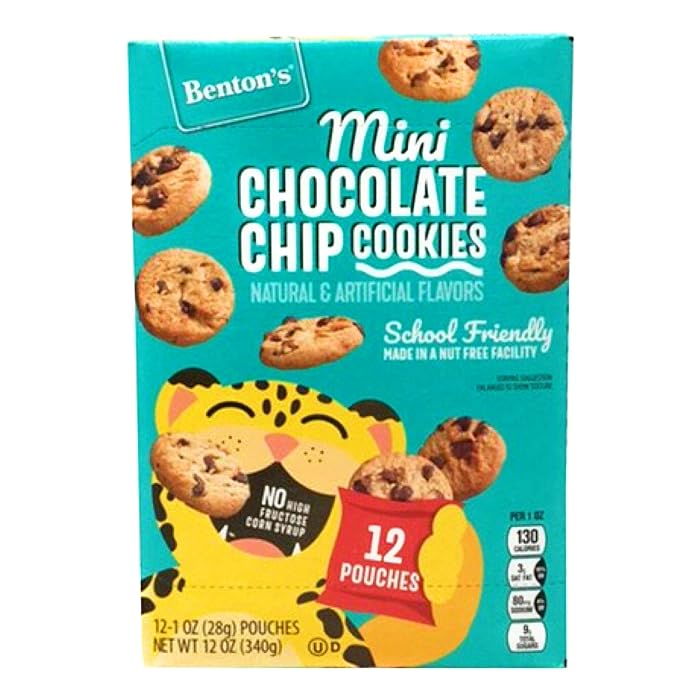 Buy Benton's Mini Chocolate Chip Cookies School Friendly Snack Made in