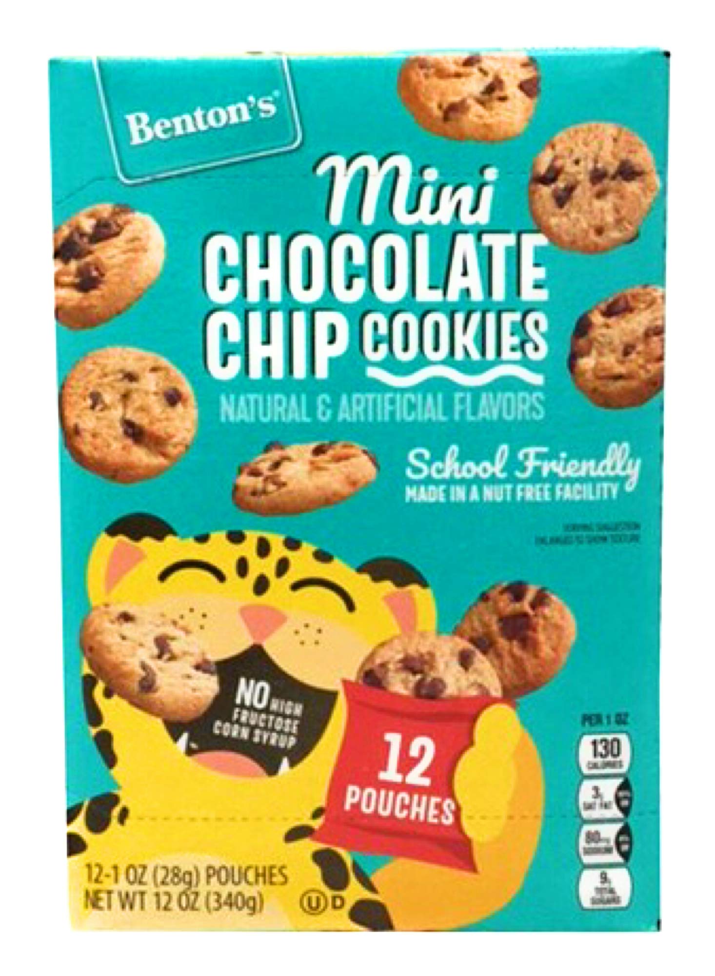 Buy Benton's Mini Chocolate Chip Cookies School Friendly Snack Made in