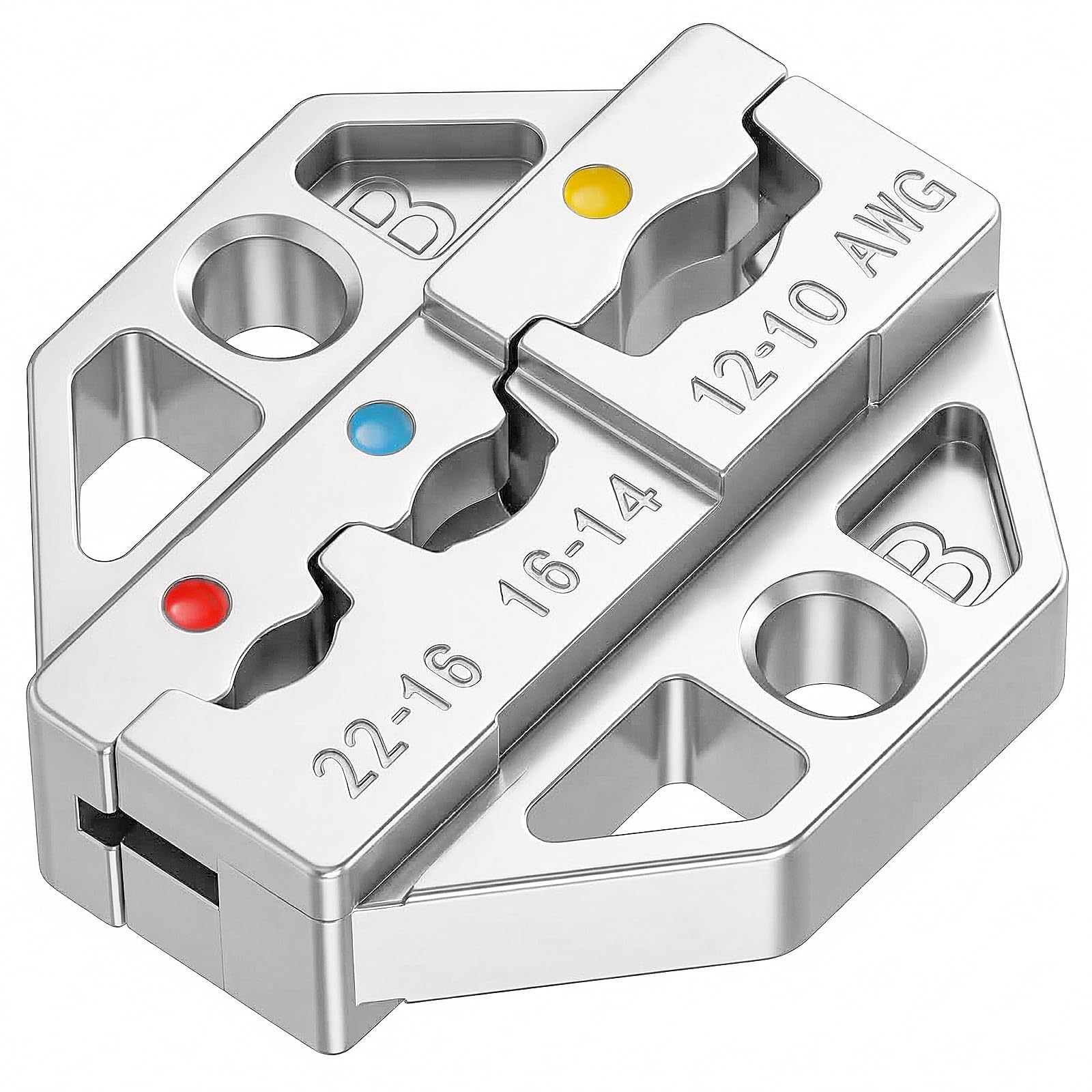 haisstronica Crimping Die for Insulated Nylon Wire Connectors, AWG 22-10
