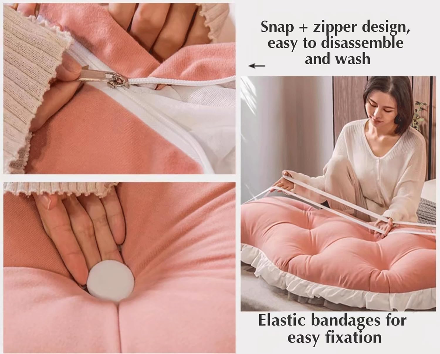 Headboard Pillow for Sofa Bed, Lumbar Support Bolster Cushion, Comfortable Backrest Positioning Pillow, Ideal for Relaxation and Rest (E 70"/180cm)