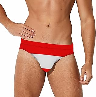 Calculay Flag of Austria Men's Swimming Trunks,Beach Shorts Stretch Swimsuit Quick Dry