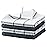 Niallant 4PCS Cotton Terry Dish Rags, Quick Drying Dish Cloths, Kitchen Towels, Grey, 12x12in