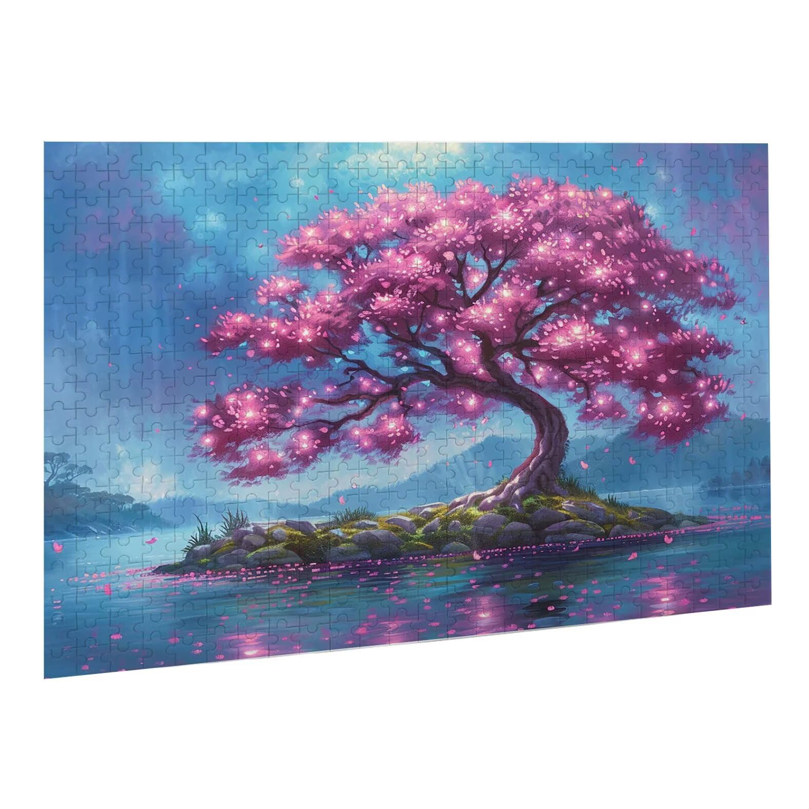 Jigsaw Puzzle, 4000 Pezzi Puzzle Classici, Rosa Puzzle Rilassamento Intelligence, Mpossibile Difficile Puzzles impegnativo per adulti Puzzles per Gioco Familiare, Regalo per Amore Amico Albero K0F-240