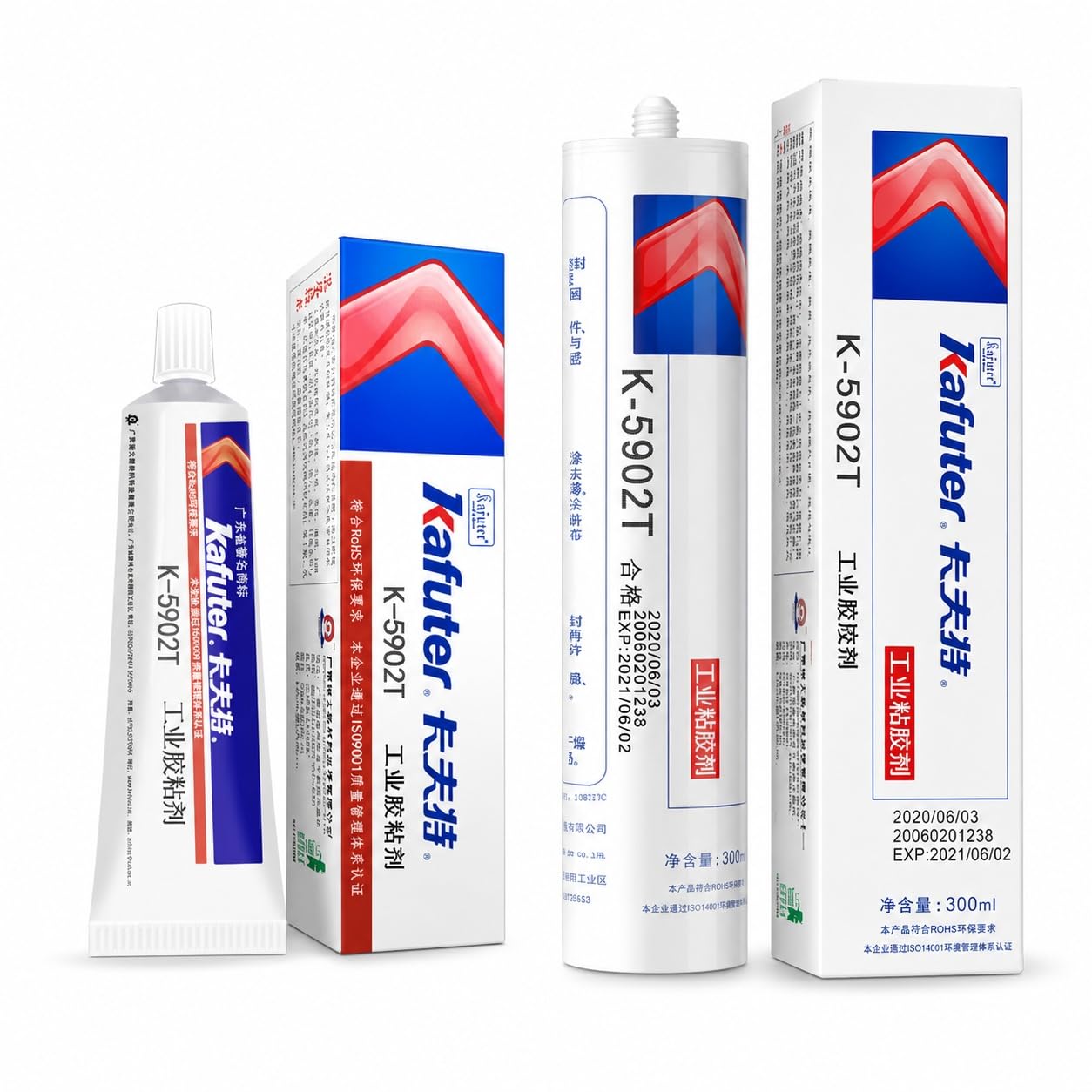 VIDOO Kafuter K-5902T Płynny Silikon, Matryca Zalewowa o Przejrzystości Klasy Optycznej do Cienkowarstwowych Taśm LED - 300ml