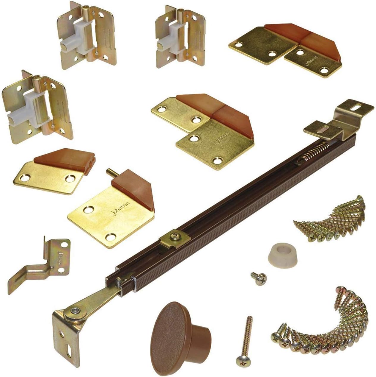 Johnson Hardware 1601218P 100 Full Access Folding Door Hardware Set