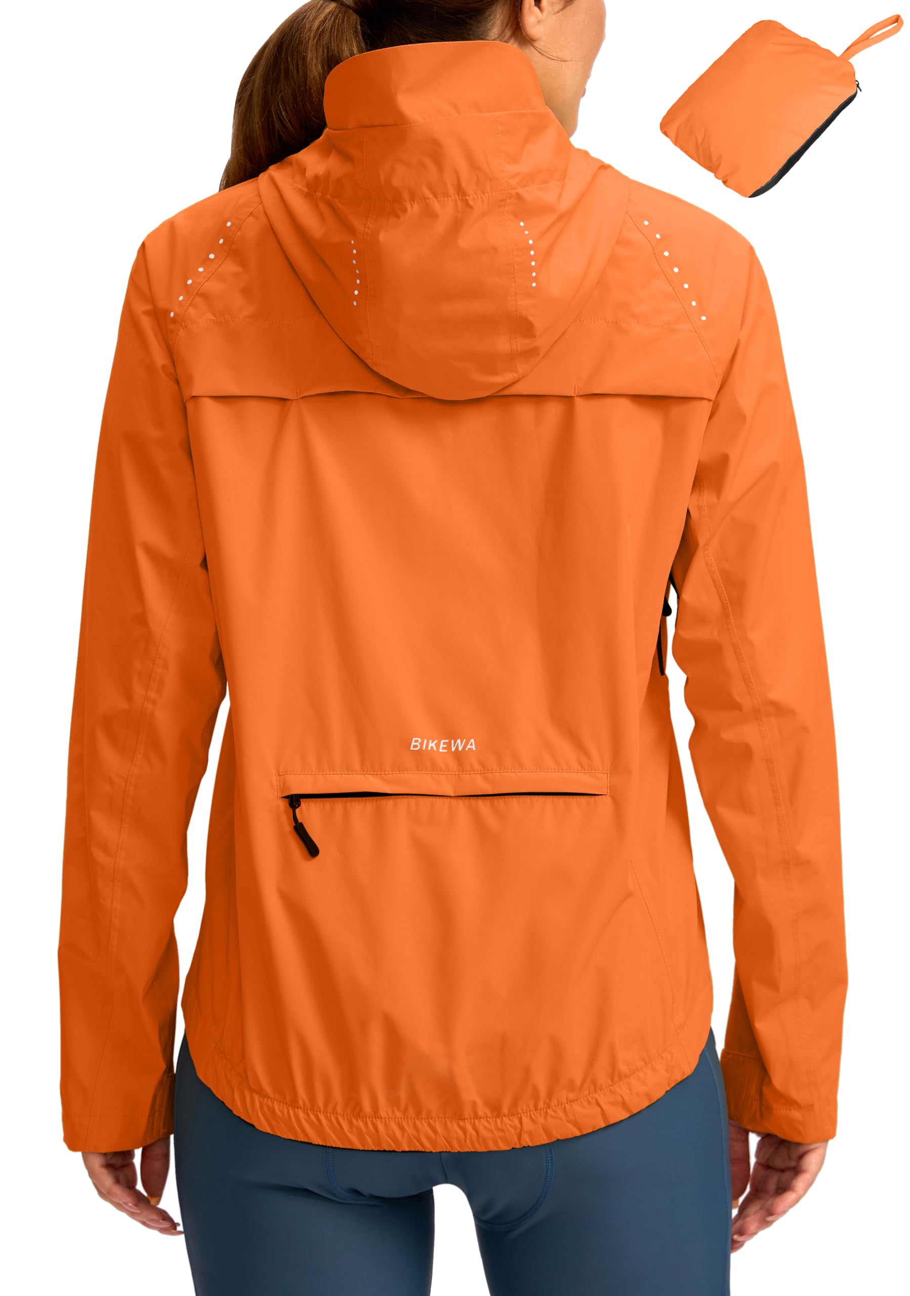 Women's Cycling Rain Jacket Waterproof Windbreaker