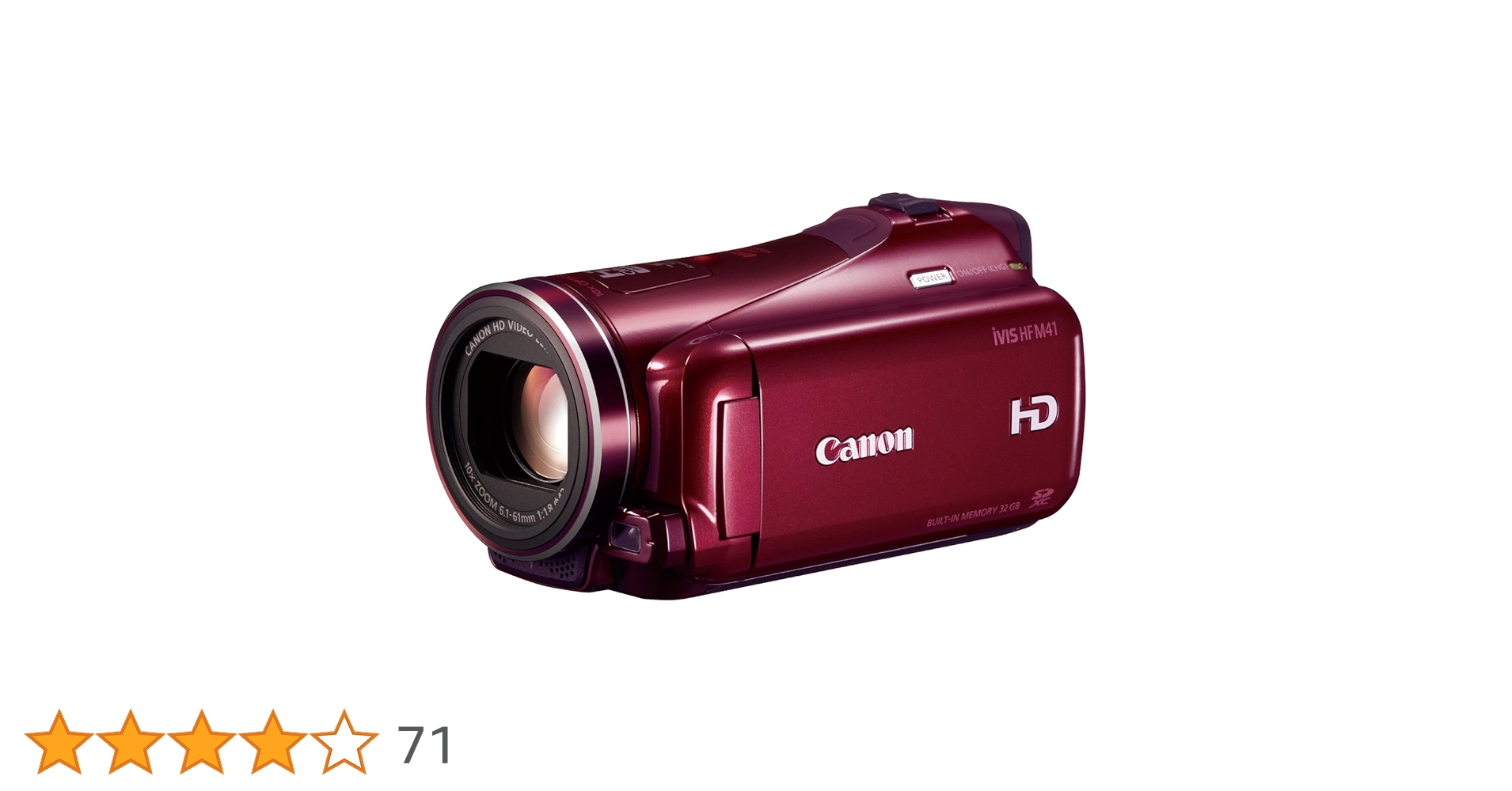 Canon IVIS HF M41 ビデオカメラ 本体 Amazon | Canon デジタルビデオカメラ iVIS HF M41 シルバー